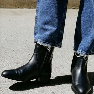 Margaux Classic Black Ankle Boots